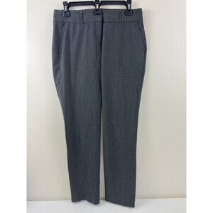 Michael Kors Dress Pants Women's Size 4 Straight Leg Trousers Gray Stretch